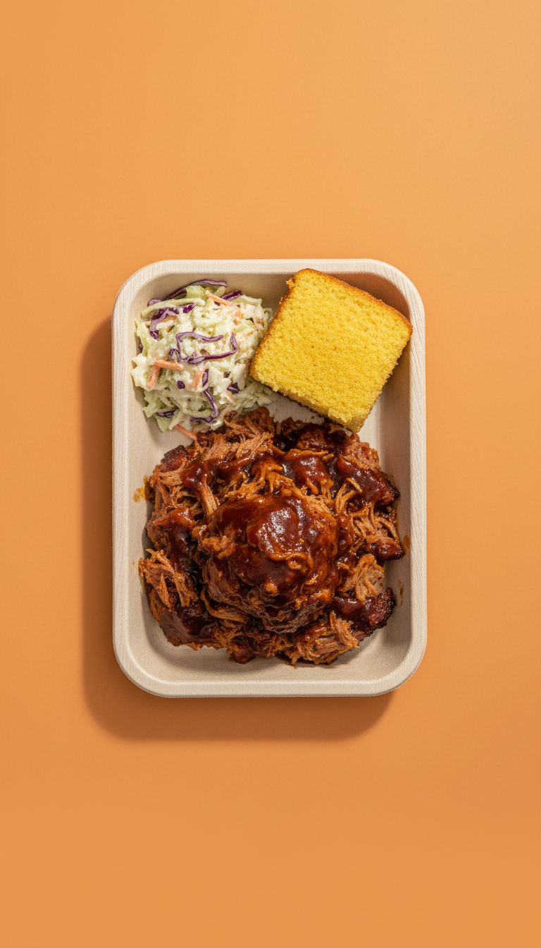 Pulled Pork Tray with Slaw